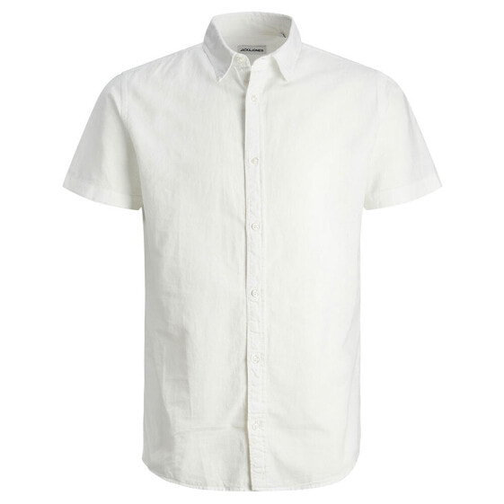 JACK & JONES Linen short sleeve shirt