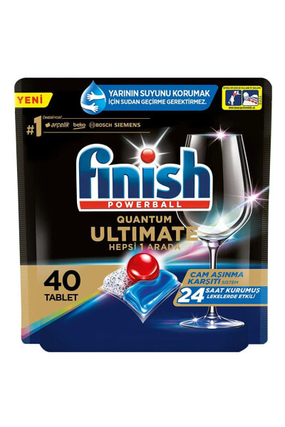 Таблетки для посудомоечных машин Finish Quantum Ultimate 40   ı