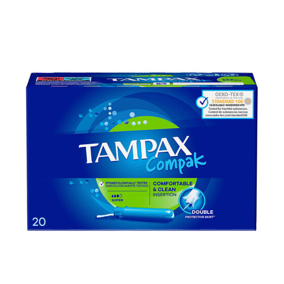 Тампоны Tampax Compak Super 20 шт