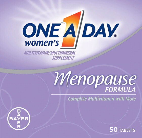 One-A-Day Womens Menopause Formula Мультивитаминный комплекс для женщин в период менопаузы 50 таблеток