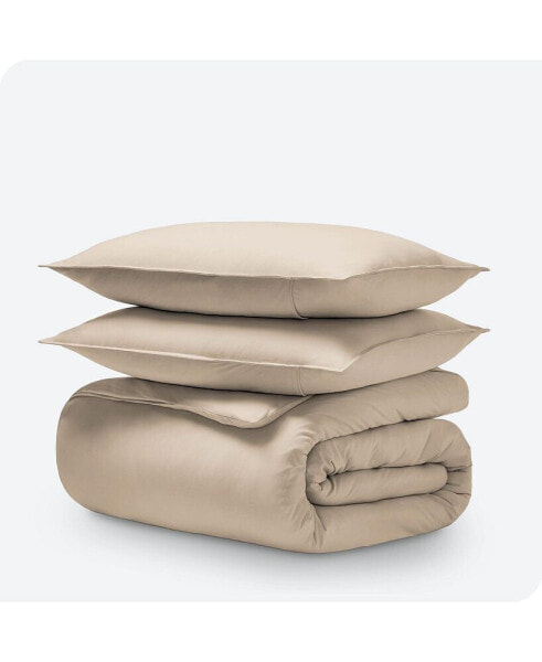 Одеяло Bare Home органическое из хлопка Джерси набор для полной/королевской кровати