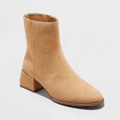 Women's Emmy Dress Boots - A New Day Tan 9.5