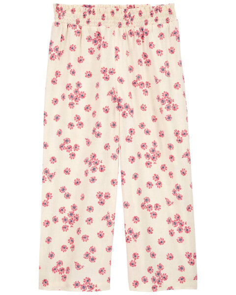 Kid Pull-On Floral LENZING™ ECOVERO™ Flare Pants 8