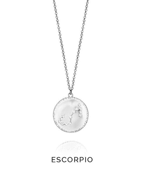 Silver necklace sign Scorpio Horoscopo 61014C000-38E