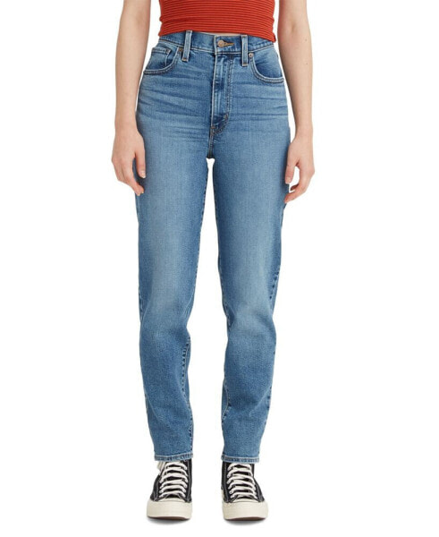 High-Waist Casual Mom Jeans