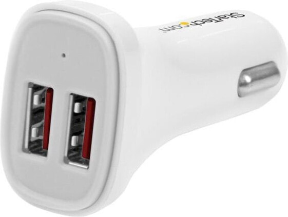 Ładowarka StarTech 2x USB-A 4.8 A (USB2PCARWHS)