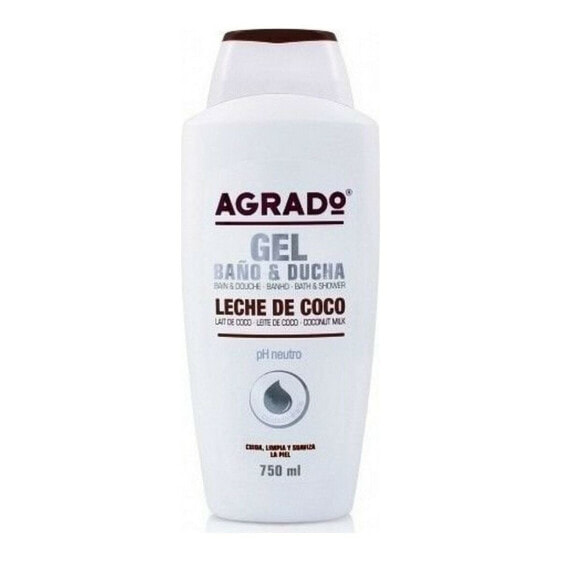 Гель для душа увлажняющий Agrado Leche de Coco 750 мл