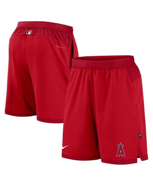 Men's Red Los Angeles Angels Authentic Collection Flex Vent Performance Shorts