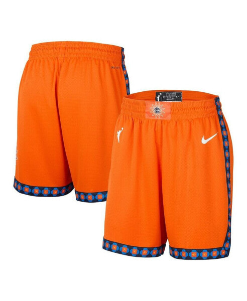 Women's Orange Connecticut Sun On-Court Victory Performance Shorts