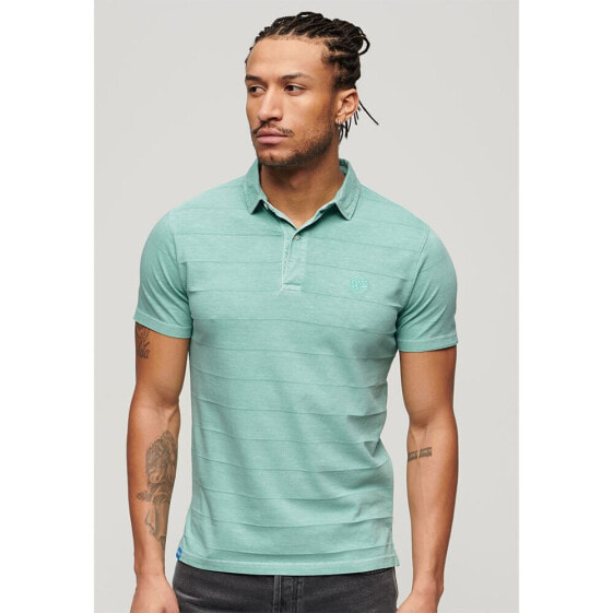 SUPERDRY Textured short sleeve polo