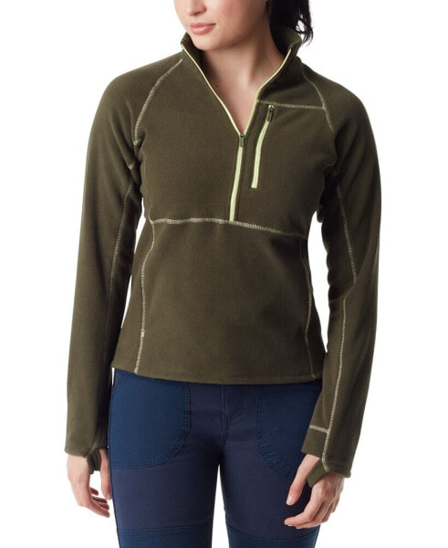 Women's Half-Zip Long-Sleeve Fleece