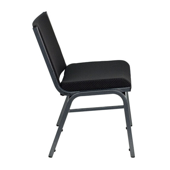 Hercules Series Big & Tall 1000 Lb. Rated Black Fabric Stack Chair
