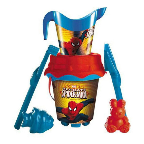 Набор для песочницы Spider-Man Пляжное ведерко 18 см, Разноцветный