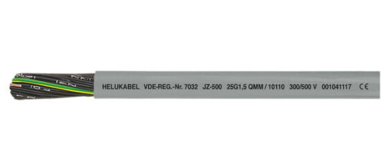 Helukabel JZ-500 - Low voltage cable - Grey - Polyvinyl chloride (PVC) - 5G1 - -15 - 80 °C - -40 - 80 °C