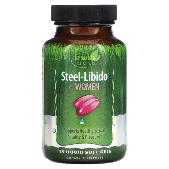 Витамины для женского здоровья Irwin Naturals Steel-Libido, жидкие капсулы, 48 шт.