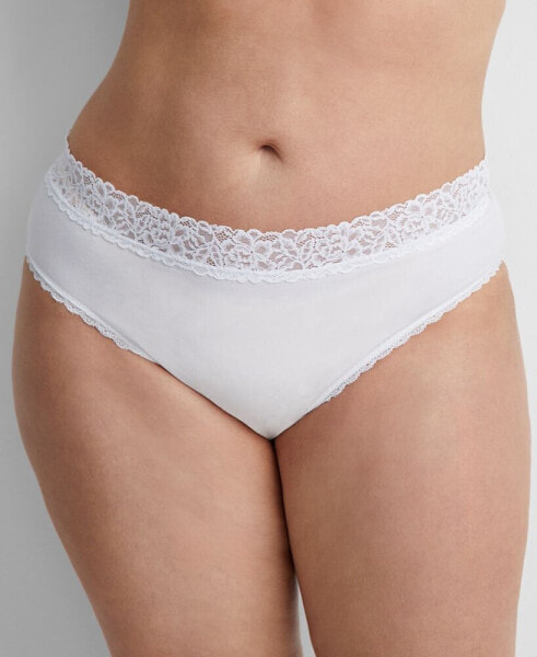 Women's Cotton Blend Lace-Trim Hipster Underwear, Created for Macy's