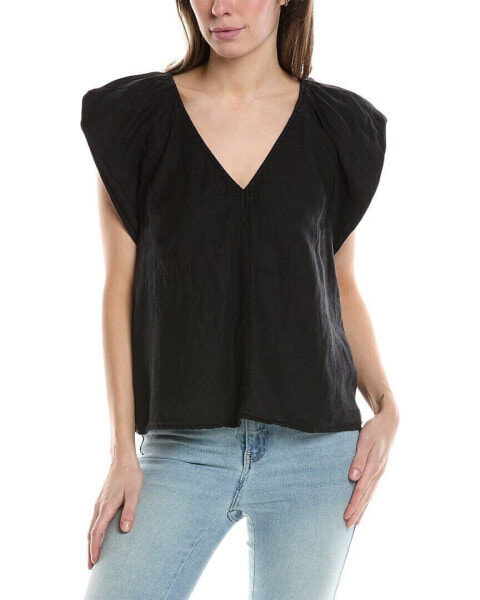 Velvet By Graham & Spencer Linen Top Women's