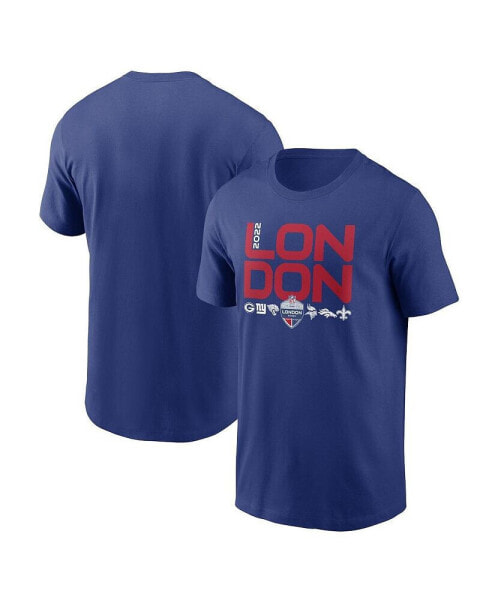 Men's Royal NFL Essential London Games T-shirt