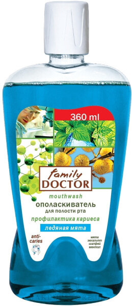 Anti-Karies Mundwasser Minze - Family Doctor Mouthwash 360 ml