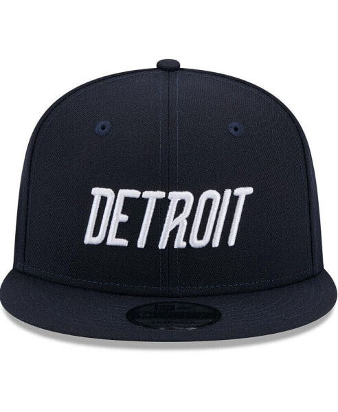 Men's Navy Detroit Tigers 2024 City Connect 9FIFTY Snapback Hat