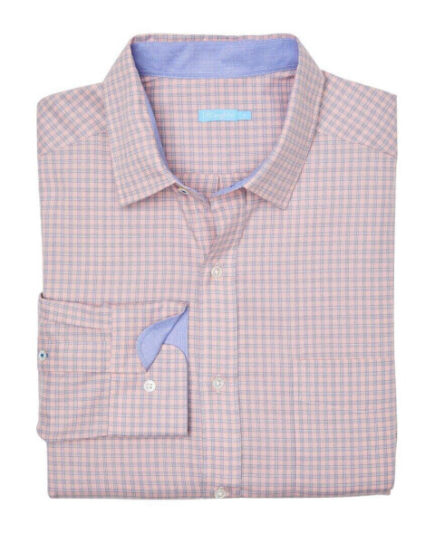 J.Mclaughlin Mini Plaid Gramercy Shirt Men's