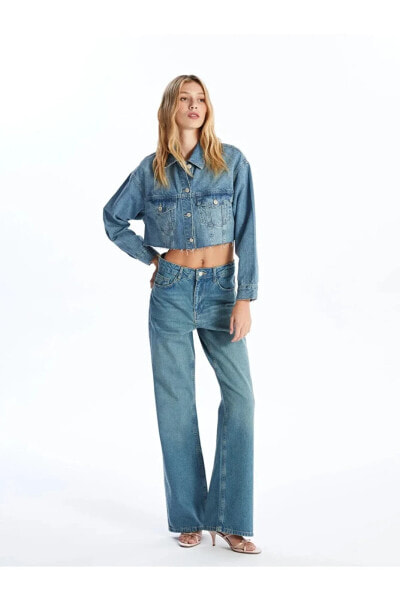 Джинсы широкие женские LC WAIKIKI Jeans Wideleg
