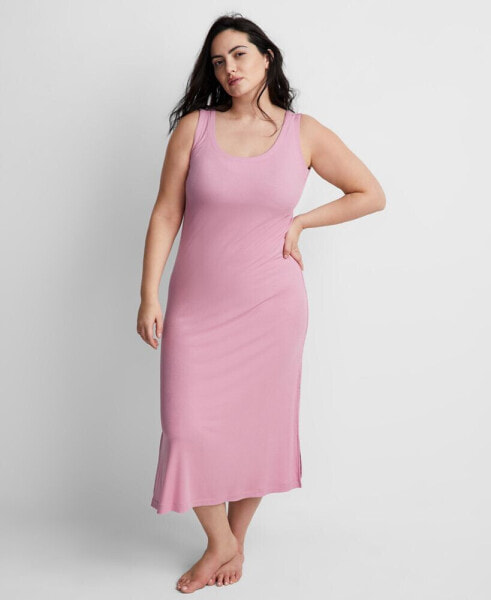 Пижама женская State of Day Ribbed Modal Blend Nightgown XS-3X для Macy's