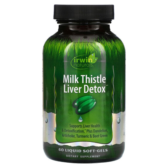 Milk Thistle Liver Detox, 60 Liquid Soft-Gels