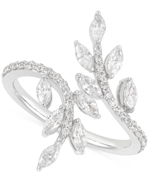 Lab Grown Diamond Marquise & Round Vine Ring (1-1/4 ct. t.w.) in 14k White Gold