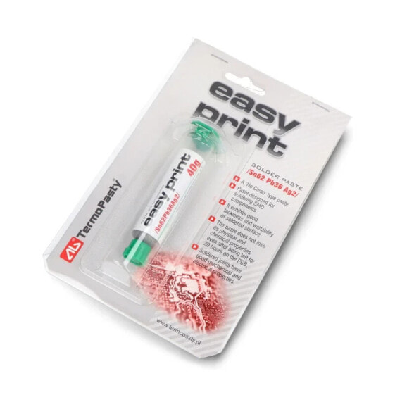 Soldering paste Easy Print Sn62 Pb36 Ag2 - 40g