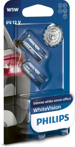 Philips WhiteVision Xenon Effect Headlight Bulb [Energy Class A]
