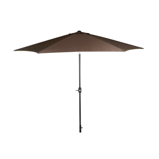 Садовый зонт DKD Home Decor Чёрный и Коричневый из стали 300 x 300 x 250 см