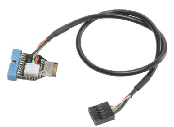Akasa AK-CBUB38-40BK - USB 3.1 Gen2 - USB 3.1 Gen1 19-pin - 0.4 m - Black