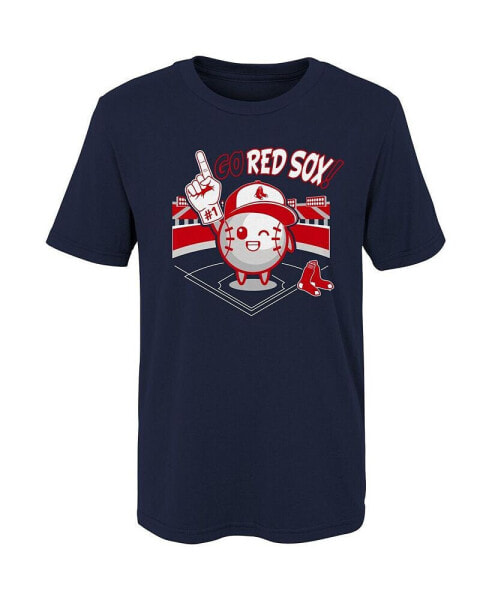 Big Boys Red Boston Red Sox Ball Boy T-shirt