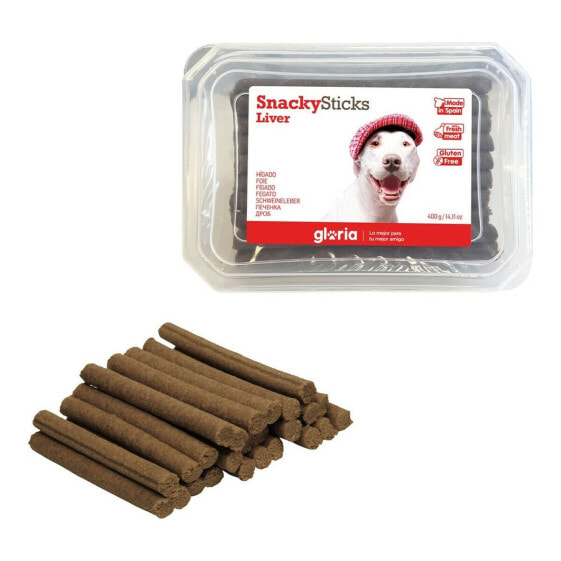 Закуска для собак Gloria Snackys Sticks Печень (350 g)