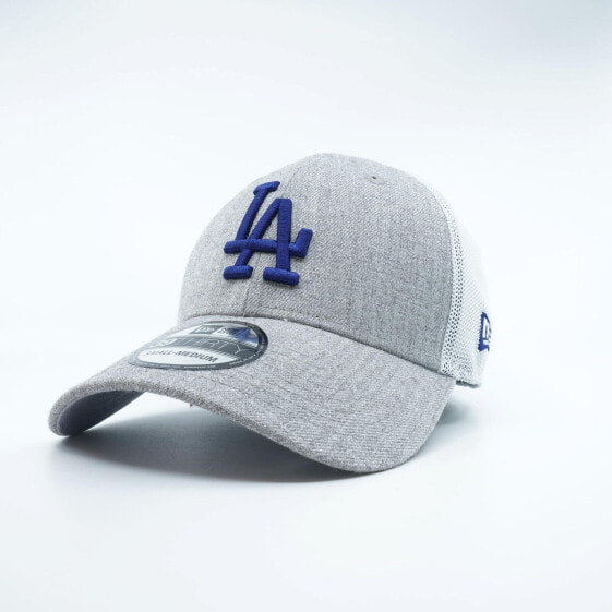 [60306134] Mens New Era MLB LA DODGERS 3930 STRETCH FIT HEATHERED - GRAY/WHITE