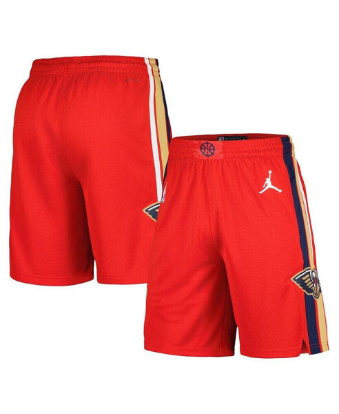 Men's Red New Orleans Pelicans Statement Edition Swingman Shorts