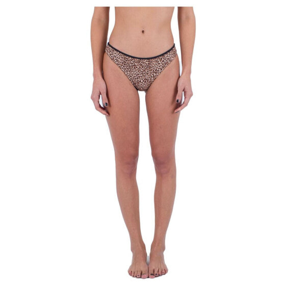 HURLEY Max Leopard Moderate Bikini Bottom