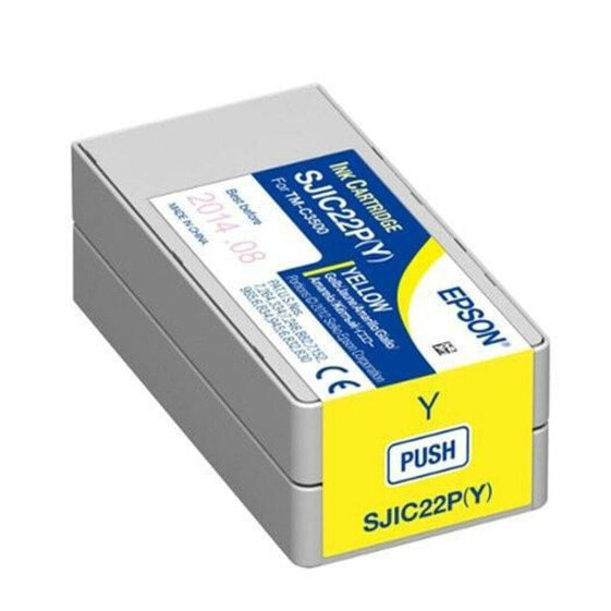 Картридж с оригинальными чернилами Epson SJIC22P(Y) Жёлтый