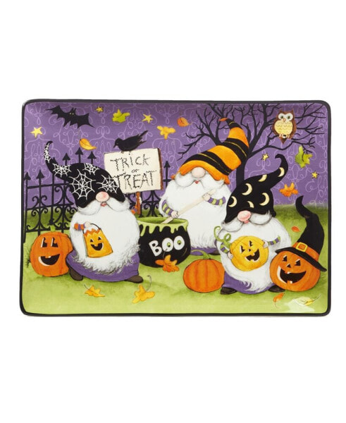 Halloween Gnomes Rectangular Platter