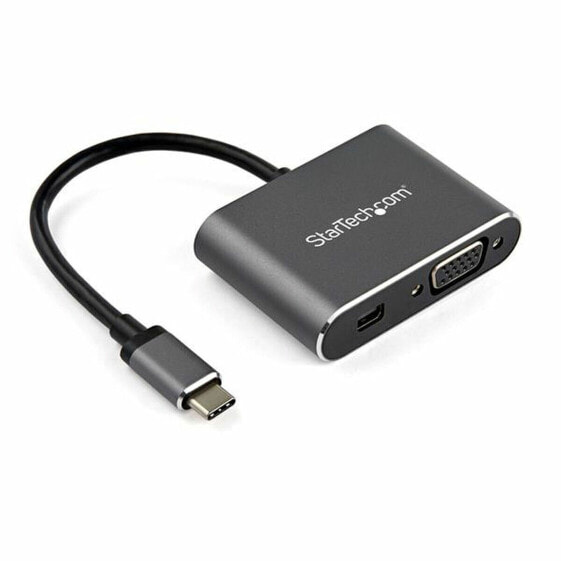 Адаптер USB C—VGA/MiniDisplayPort Startech CDP2MDPVGA Серый