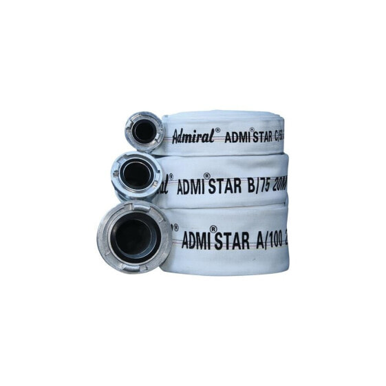 Admiral Bau-/Industrieschlauch Admi®Star 602 Innen-Ø 50 mm Länge 20 m Storz C weiß