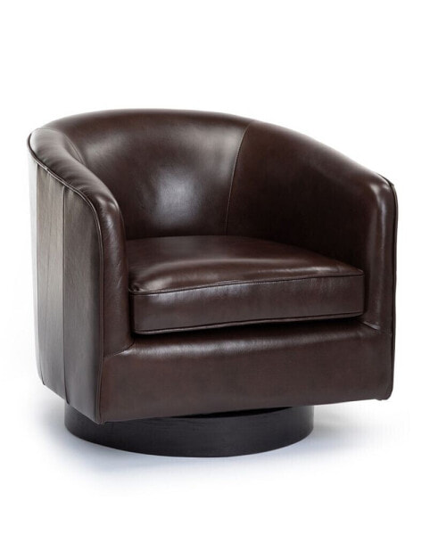Turner Top Grain Leather Swivel Chair