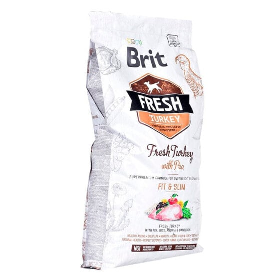 BRIT Fresh Turkey And Pea Fit And Slim Turkey With Pea 12kg Dog Food