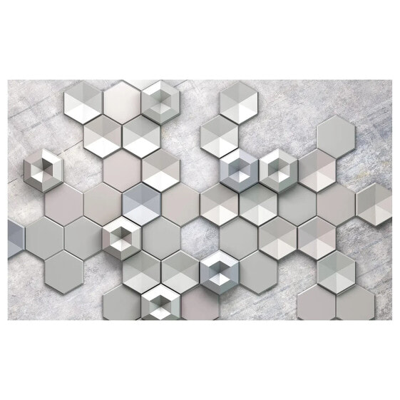 Vlies Fototapete Hexagon Concrete