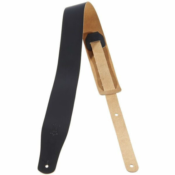 Levys Leather Strap 2,5" BK