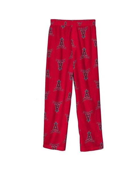 Красные детские бриджи для мальчиков OuterStuff Big Boys Los Angeles Angels Team Pants