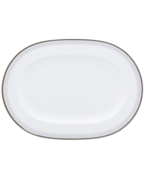 Silver Colonnade Oval Platter, 16"
