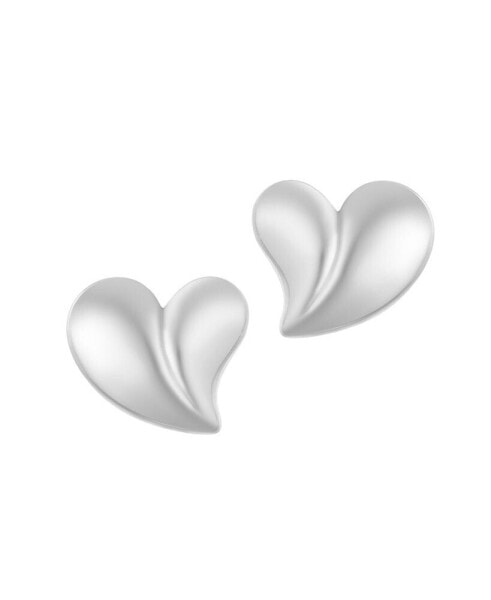 Tarnish Resistant Oversized Puffy Heart Earrings