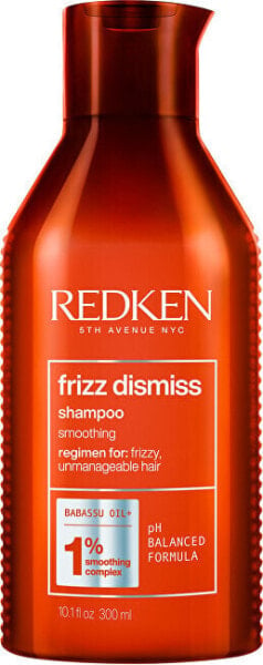 Redken Frizz Dismiss Shampoo Разглаживающий шампунь с маслом бабассу для непослушных и пушащихся волос